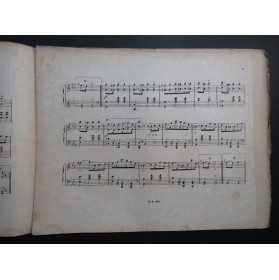 STRAUSS Johann Réveil des Fleurs Piano 1853