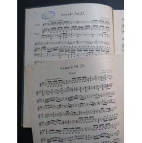 MOZART W. A. Sonate No 23 Piano Violon
