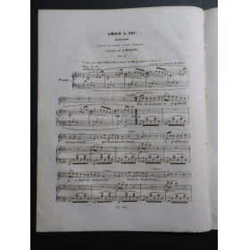 MASINI F. Amour à toi Chant Piano ca1840