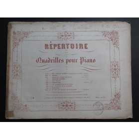 DIAS Jean-Baptiste Le Sans Façon Quadrille Dédicace Piano ca1850