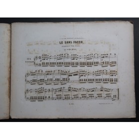 DIAS Jean-Baptiste Le Sans Façon Quadrille Dédicace Piano ca1850