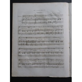 ADHÉMAR Ab. Le Lazzarone Chant Piano ca1840