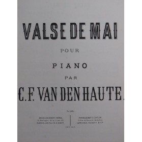 VAN DEN HAUTE C. F. Valse...
