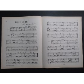 VAN DEN HAUTE C. F. Valse de Mai Piano ca1870