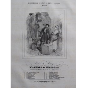 DE BEAUPLAN Amédée...