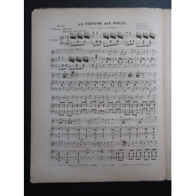 ARNAUD Étienne La Fontaine aux Perles Chant Piano ca1845