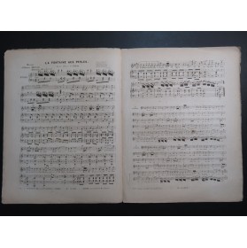 ARNAUD Étienne La Fontaine aux Perles Chant Piano ca1845