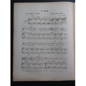 ARNAUD Étienne Ta Main Chant Piano ca1845