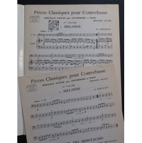 SALLES Bernard Pièces Classiques pour Contrebasse Piano 1982