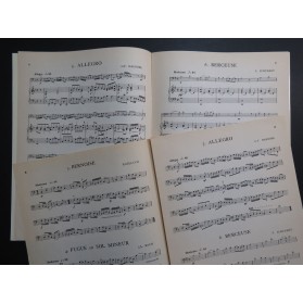 SALLES Bernard Pièces Classiques pour Contrebasse Piano 1982