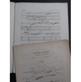 ARTOT J. Souvenirs de Bellini Fantaisie Violon Piano ca1840