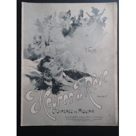 JIMENEZ DE MOLINA Cte Heures de Rêve Dédicace Piano 1907