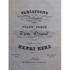 Herz Henri Variations...