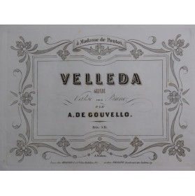 DE GOUVELLO A. Velleda...