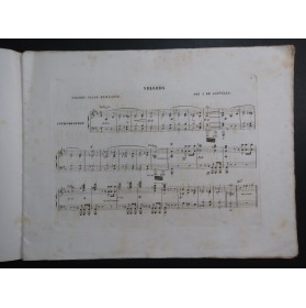 DE GOUVELLO A. Velleda Piano ca1850
