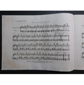 STRAUSS Johann Cotillons op 50 Piano 1832