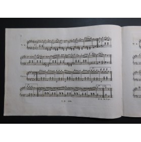 STRAUSS Johann Cotillons op 50 Piano 1832