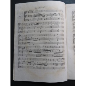 DE TRAVANET Madame Recueil Romances Chant Piano ou Harpe ca1800