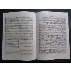 DE TRAVANET Madame Recueil Romances Chant Piano ou Harpe ca1800