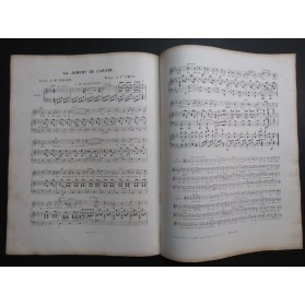 VIMEUX Joseph La Jument de l'Arabe Chant Piano ca1840