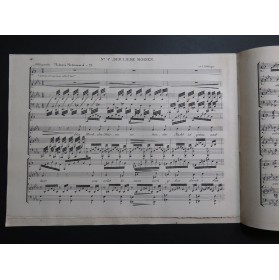 HUBER Ferdinand Sechs Deutsche Lieder Chant Piano ou Guitare ca1820
