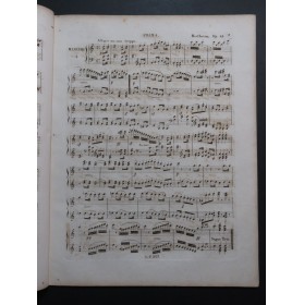 BEETHOVEN Trois Marches op 45 Piano 4 mains ca1827