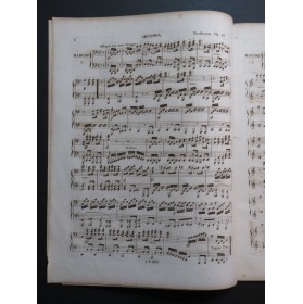 BEETHOVEN Trois Marches op 45 Piano 4 mains ca1827