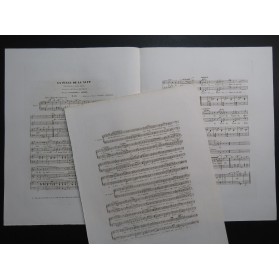 DE LATOUR Aristide La Fille de la Nuit Chant Piano 1843
