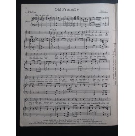 CONRAD Con Oh! Frenchy Chant Piano 1918