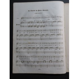 BRICE Georges Le Cousin du Petit François Chant Piano ca1830