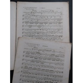 STRUNZ Jacques Le Postillon de Lonjumeau A. Adam 2 Violons ca1848