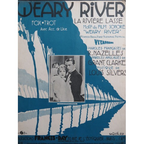 SILVERS Louis Weary River Chant Piano 1929