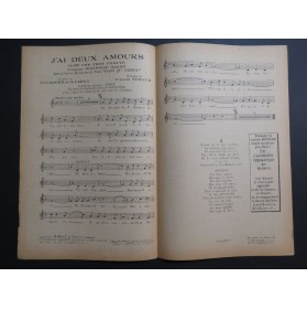 J'ai deux Amours Joséphine Baker Chanson 1943