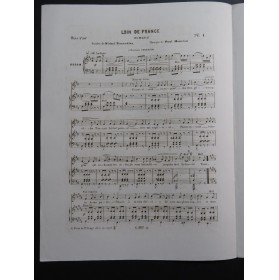 HENRION Paul Loin de France Chant Piano 1849