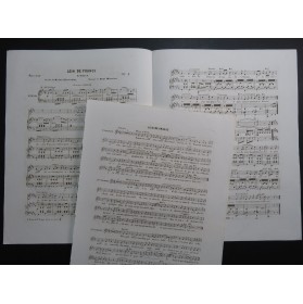 HENRION Paul Loin de France Chant Piano 1849