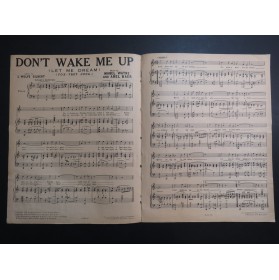 WAYNE Mabel BAER Abel Don't Wake Me Up Chant Piano 1925
