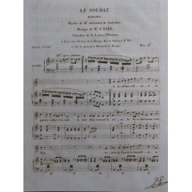 PAËR Ferdinand Le Soldat...