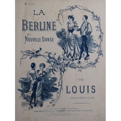 LOUIS E. La Berline Nouvelle Danse Piano