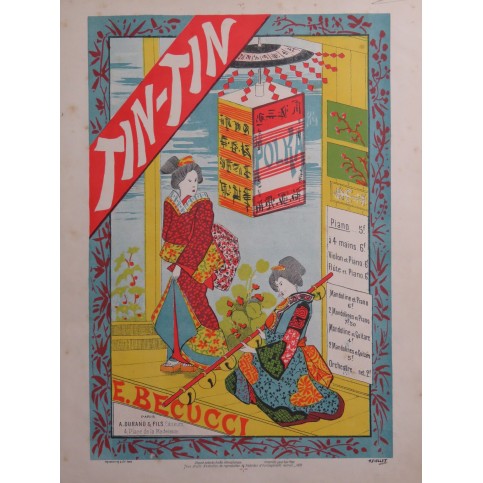 BECUCCI Ernesto Tin - Tin Piano ca1890