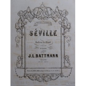 BATTMANN J. L. Séville op...