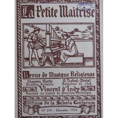 La Petite Maîtrise No 259 Roesgen-Champion Guittard Blin Orgue 1934