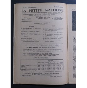 La Petite Maîtrise No 259 Roesgen-Champion Guittard Blin Orgue 1934