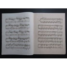 HELLER Stephen Nuits Blanches op 82 3e Livre 4 pièces Piano ca1853