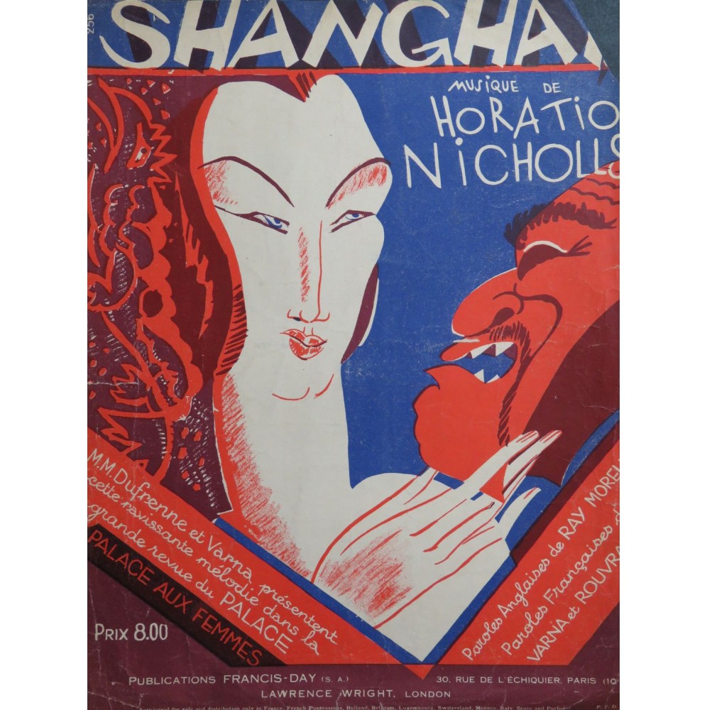 NICHOLLS Horatio Shanghai Chant Piano 1926