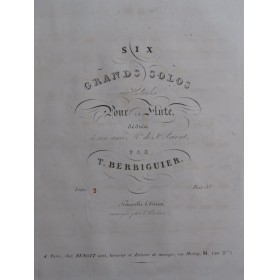 BERBIGUIER Tranquille Six...