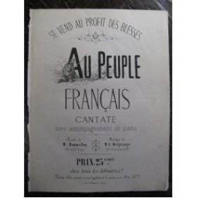 DELGRANGE M. L. Au Peuple Français Chant Piano