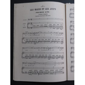MARIE Edouard Les Mages et les Juifs Dédicace Chant Piano ca1890