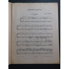 DEBUSSY Claude Petite Suite Piano 4 mains 1945