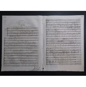 MOZART W. A. Les Noces de Figaro Duetto Chant Piano ou Harpe ca1790