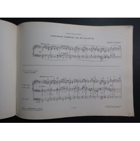 FRANCK César Oeuvres pour Orgue Vol 4 Trois Chorals Orgue 1955
